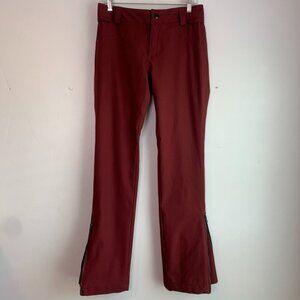 Volcom Burgundy True to This 15,000 mm Coast Stretch Snowboard Pants